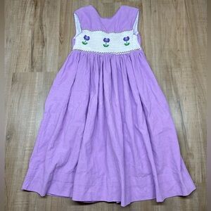 Vintage Little Follies Girls’ Smocked Dress